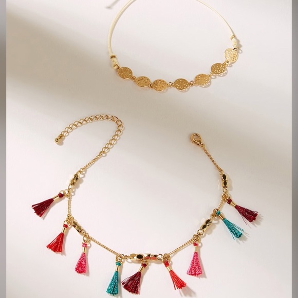 ‼️2 for $15‼️🔥 Boho 2 Layered ANKLET✨ - Picture 3 of 3